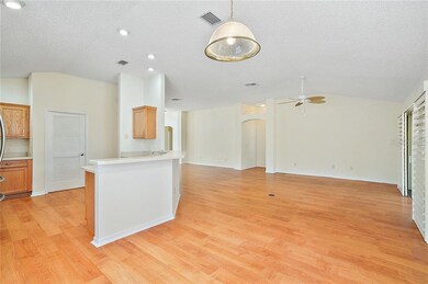 Eat in area of kitchen with laminate flooring