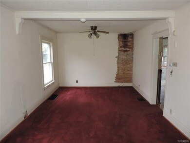 Dining room / living room combination.