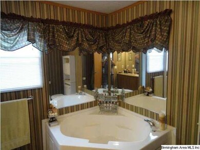 Master Bath.  Spacious area has garden tub and sep