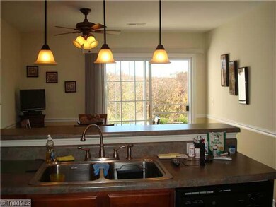 Dining Room. Dining area showing the trees in the back