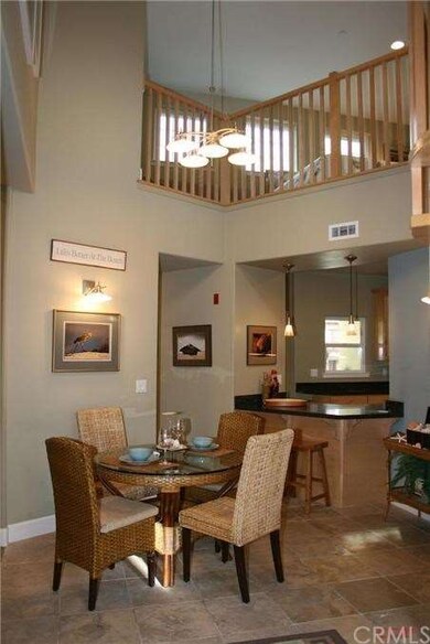 Dining area and breakfast bar.