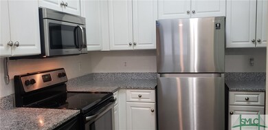 Stainless steel appliances.