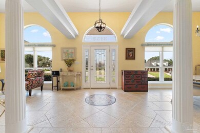 beautiful tile & dining to L, formal sitting to R