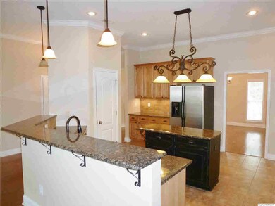 Custom 42 Raised Panel Cabinets, Tile Back Splash with plenty of storage, counter space for food prep area.