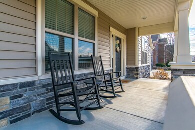 Covered front porch