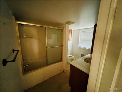 Bathroom featuring shower / bath combination with