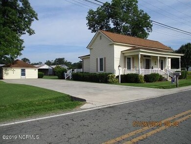Left front entrance