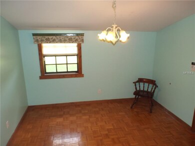 Dining with Solid wood parquet flooring