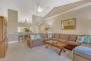 vaulted ceilings, open space