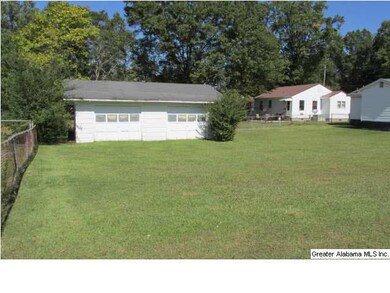 Fenced back yard