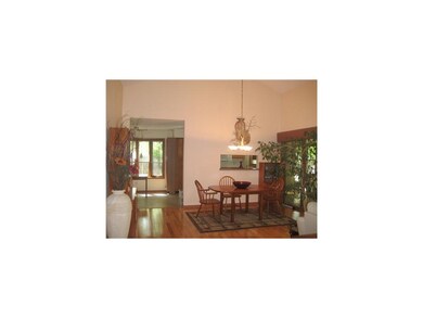 Dining Area. Pass through window to the kitchek an