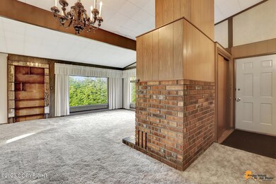 Entry & Living room