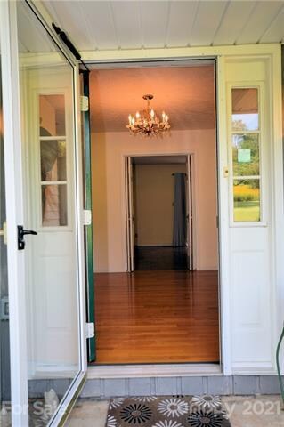 Entry into the foyer