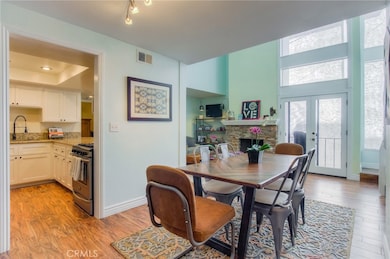 Dining area off of kitchen