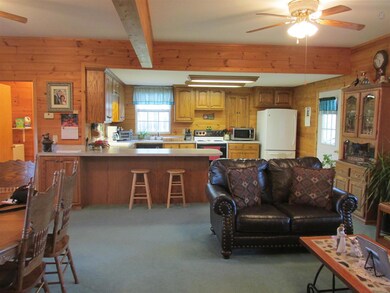 another view of the open concept