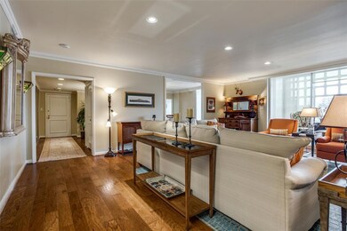 Wood floors in living areas.