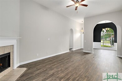 Home is accented with archways