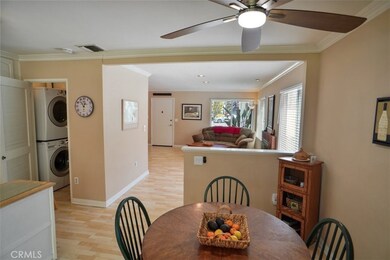 view from kitchen dining to living room