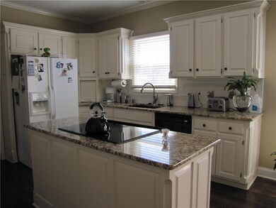 Granite Counters and kitchen Island