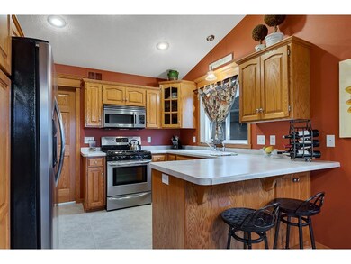 Efficient kitchen with stainless steel appliances 