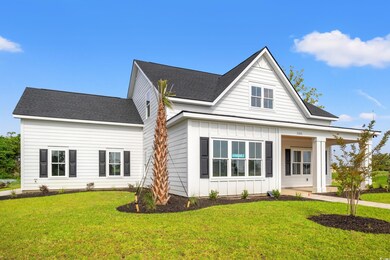 View of front of home featuring board and batten s