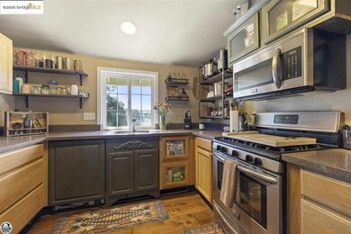 Kitchen featuring sink, dark wood-type flooring, and stainless steel appliances
