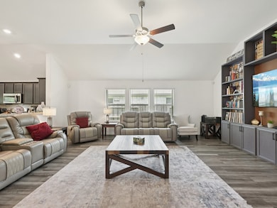 The Family Room is light & airy, giving it an extr