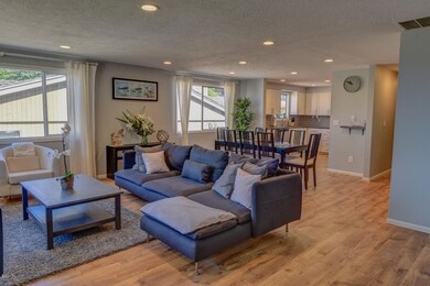 Large open living room.