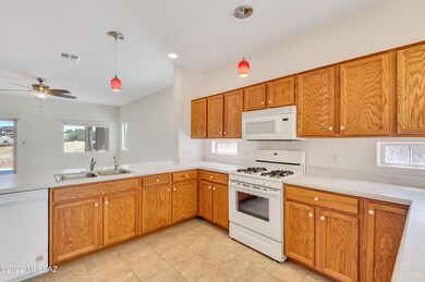 Lots of real wood cabinetry