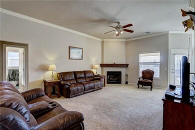 Spacious living room with corner ventless gas fire