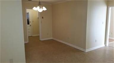Eat-In-Area looking towards garage door entrance i