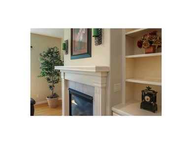 Fireplace.