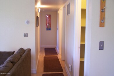 View down hall