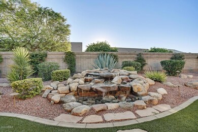 Rock Waterfall and Synthetic Grass