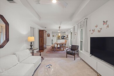 Additional view of living area that conveniently c