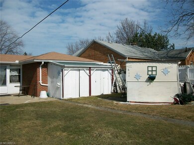 Extra storage in the backyard.