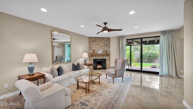 Gorgeous Living Room with Fireplace!