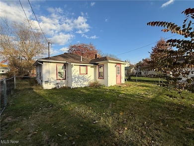 Rear view of property