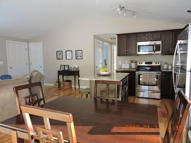 Open concept dining area, kitchen...