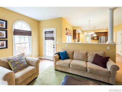 Family room is open to the kitchen