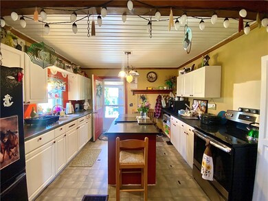 Updated kitchen with island space.