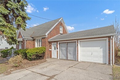 Two car, attached garage