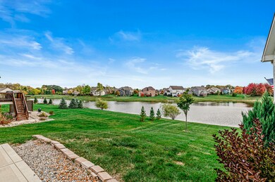 Lovely pond view with a view of the neighborhood pool on the other side.