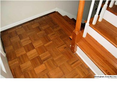 The split level entrance and foyer has a beautiful