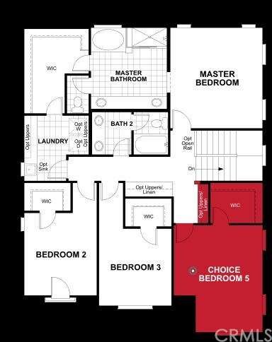 This home includes Bedroom 5 on the 2nd floor.
