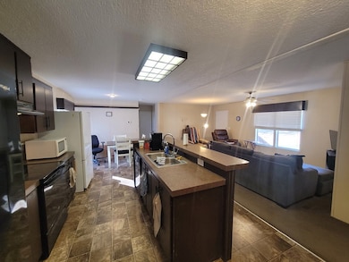 Kitchen into Living area