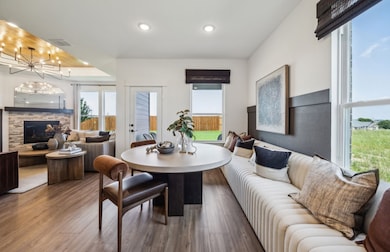 Spacious dining area *Model representation
