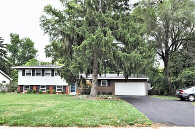 Home sits 73' from the street!