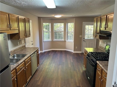 View into kitchen from dining room