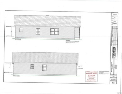Side views of home to be built (modular constructi